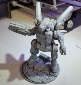Hyperion Heavy Assault Mech , printed by Andrew Johnson