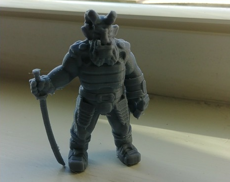 Troll Ronin , printed by Joshua Loomis