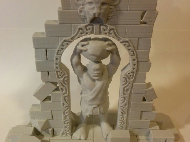 Arcane Gateway , printed and painted by Daniel Marsh