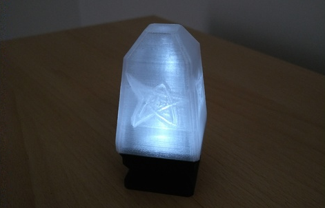 Elder Sign Nightlight , printed by Jamie B
