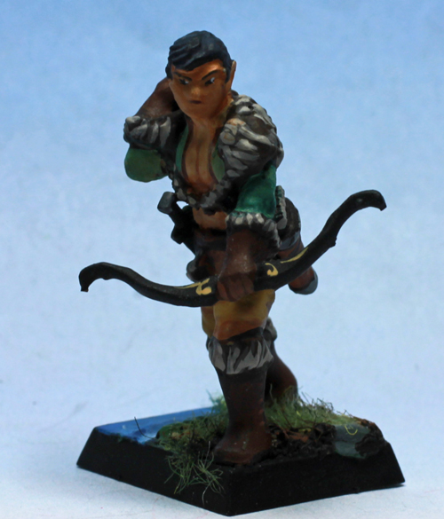 Wood Elf Archer , printed and painted by superbug983