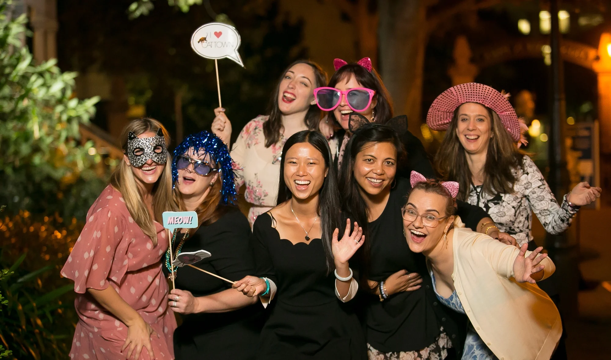 The Second Chance Soirée committee members let loose after a successful event. Photo by Righter Portraits.