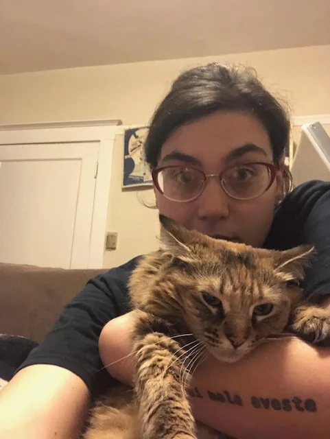 Nicole gained Ember’s trust through love and patience, and now she helps other adopters do the same with their own Forgotten Kittens.