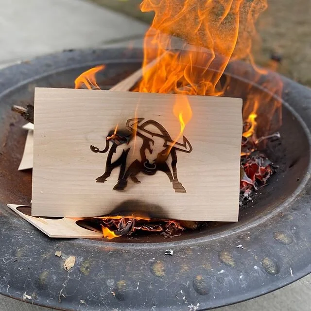 What can I say, my Aggie&rsquo;s are on fire! #aggies #tester #laserengraved #usu #familytime #smores