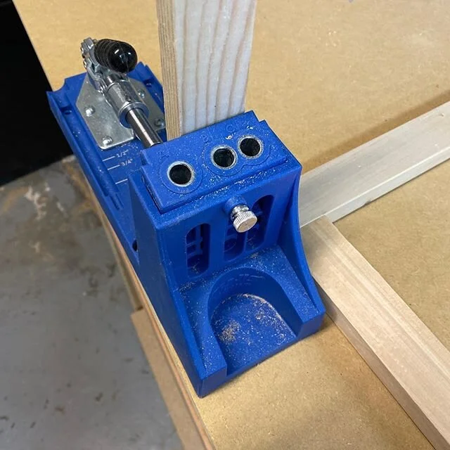 I am loving my new Kreg pocket hole jig. I&rsquo;m not sure where this has been all my life, but it sure is making things easier! #woodworking #woodworker #smallbusiness #kregjig