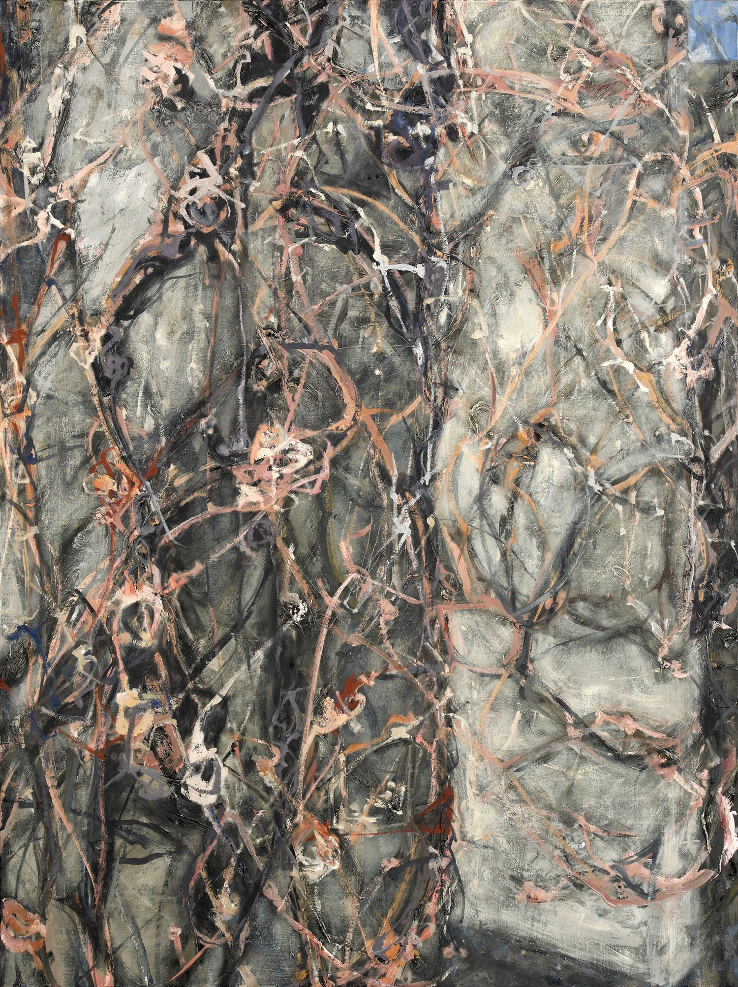 ACCROCHÉ oil on wood 48" x 36" 2018 SOLD