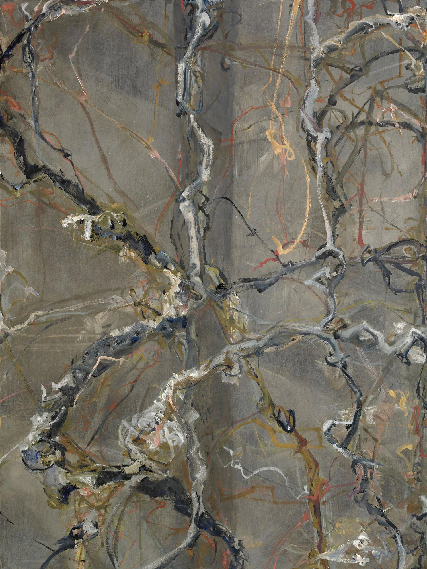 ENTRELACÉ oil on wood 40" x 30" 2018 SOLD