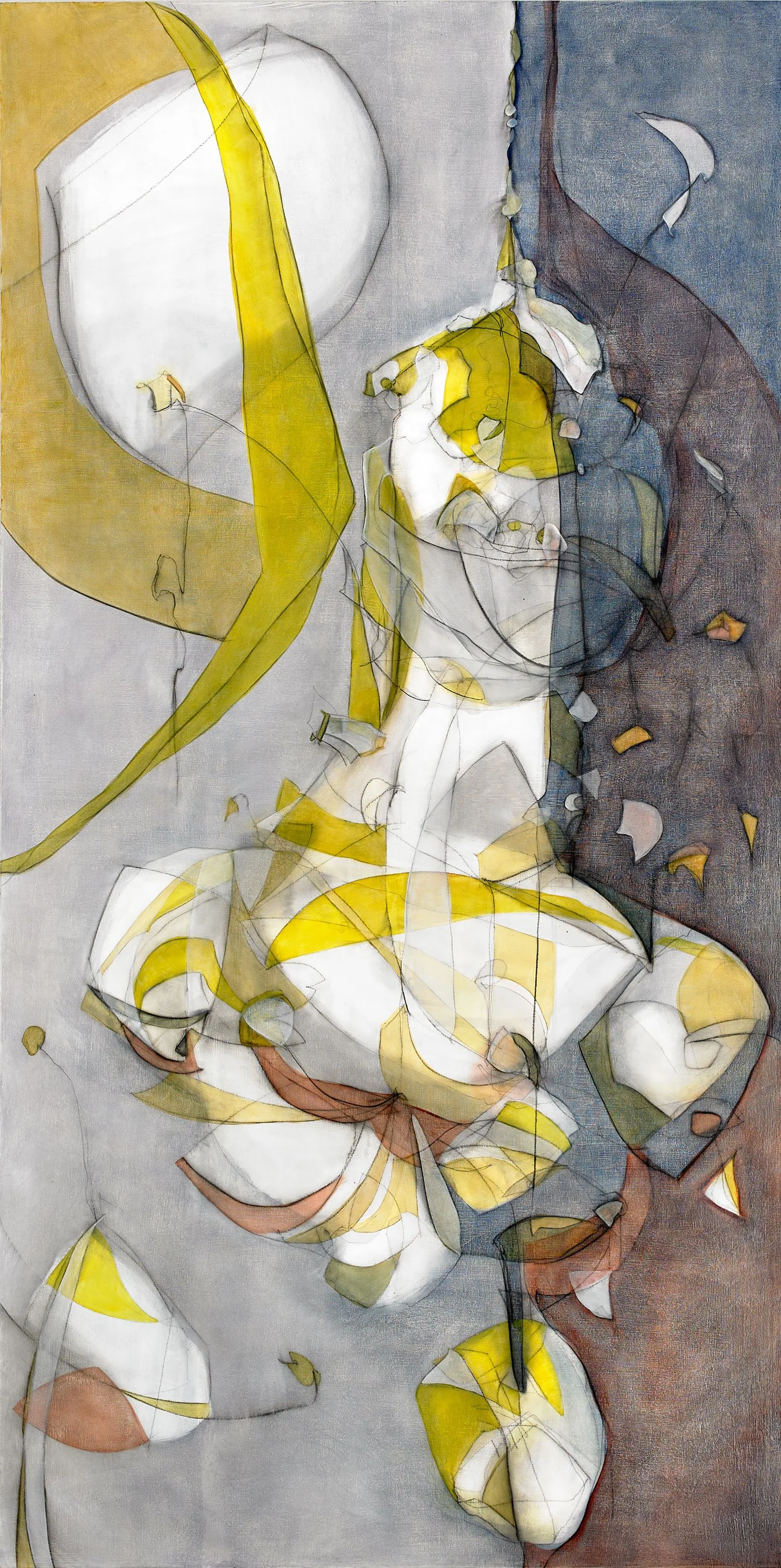  LUMINIFEROUS  oil on wood panel  60” x 30”  2021 SOLD 