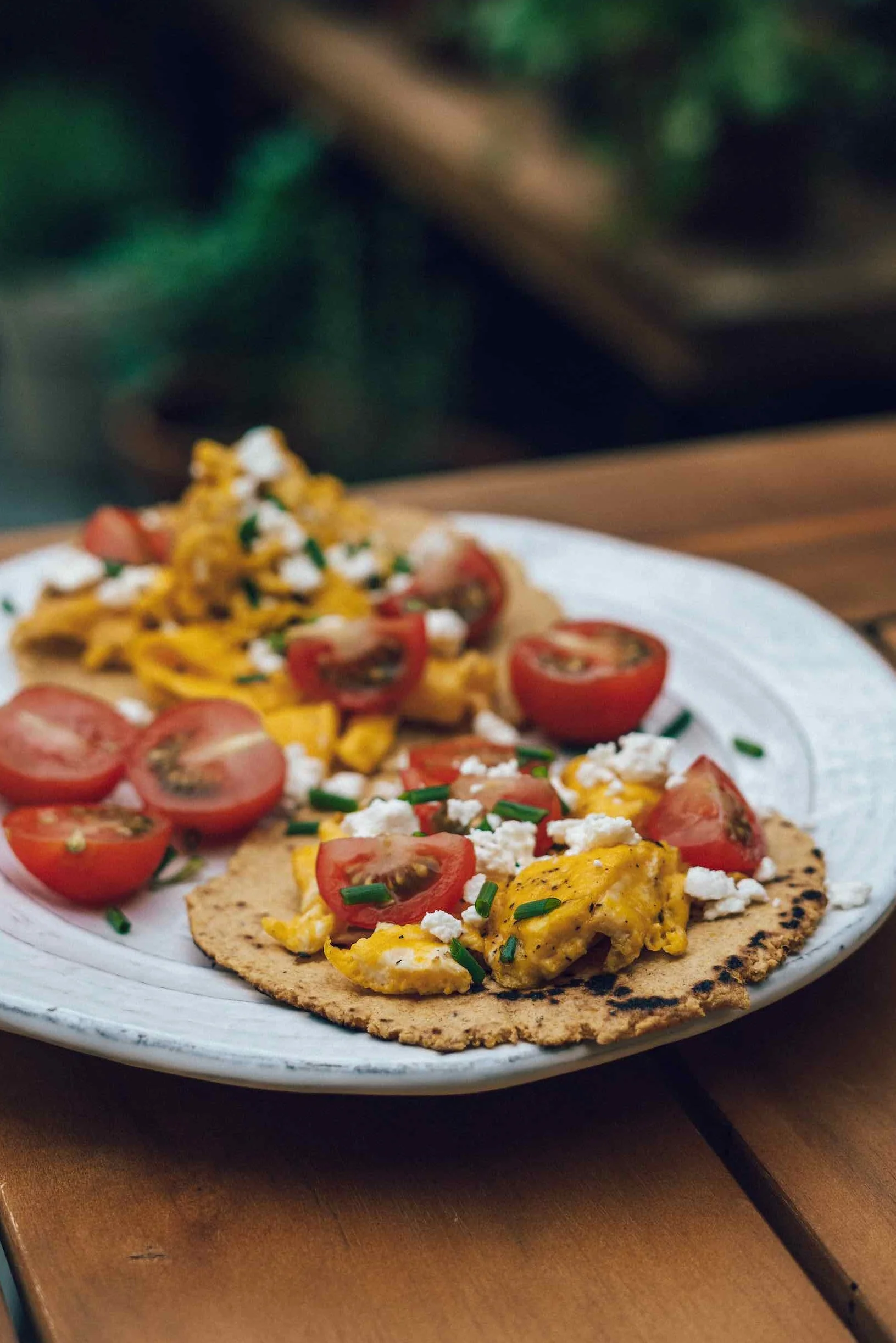 Chive And Goat Cheese Frittata