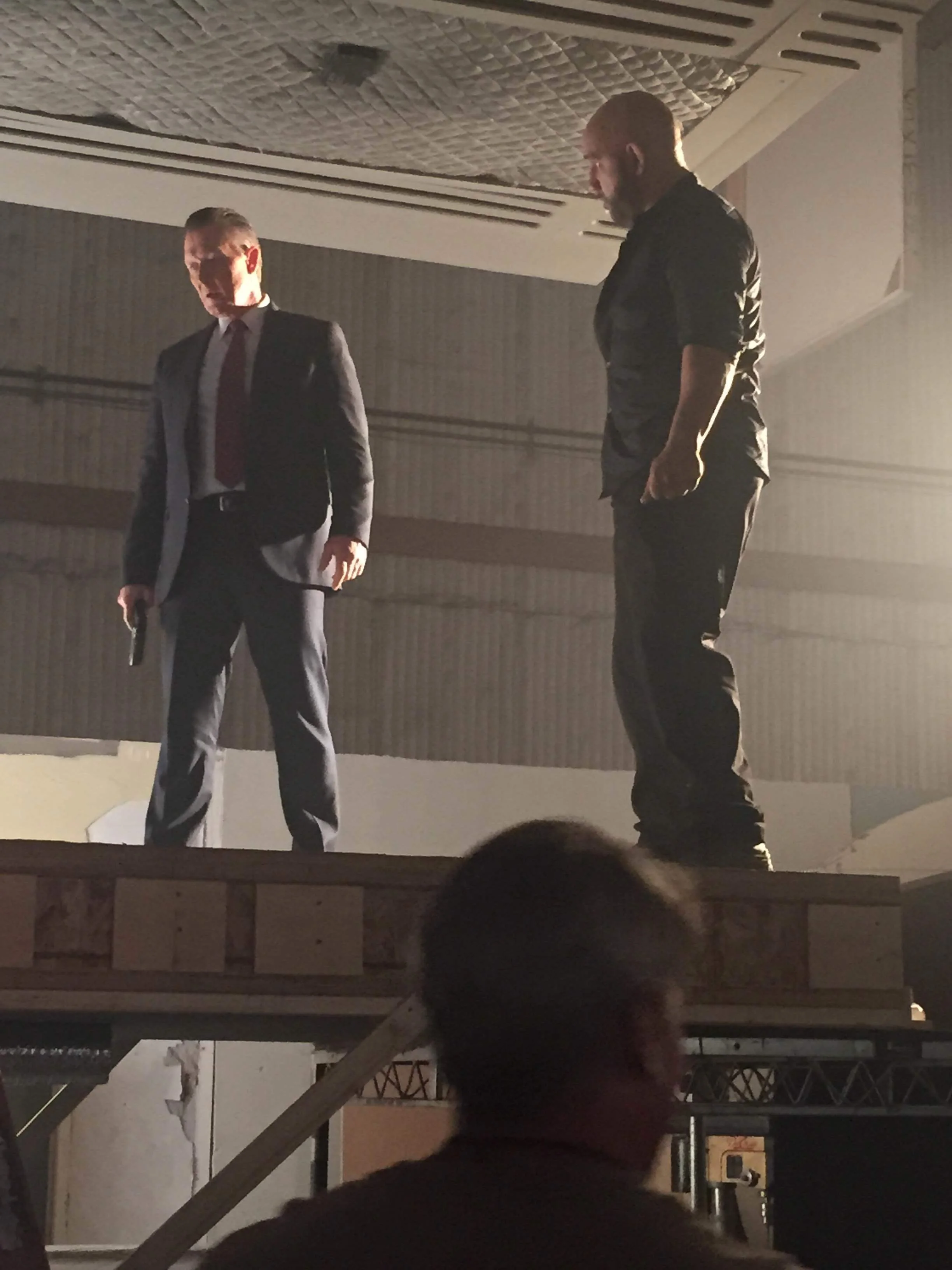 Robert Patrick and my Stunt Double Tony Flores on Scorpion