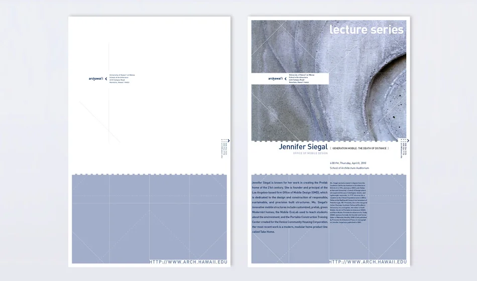 Newsletter/Lecture Poster