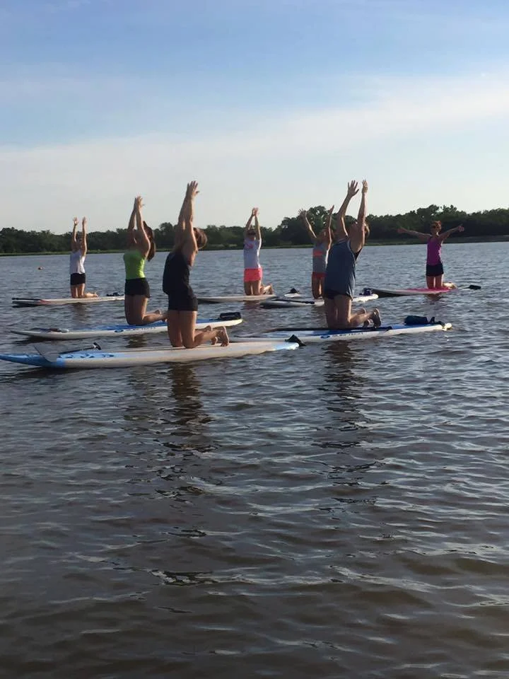 Paddleboard Yoga at Santa Fe Lake