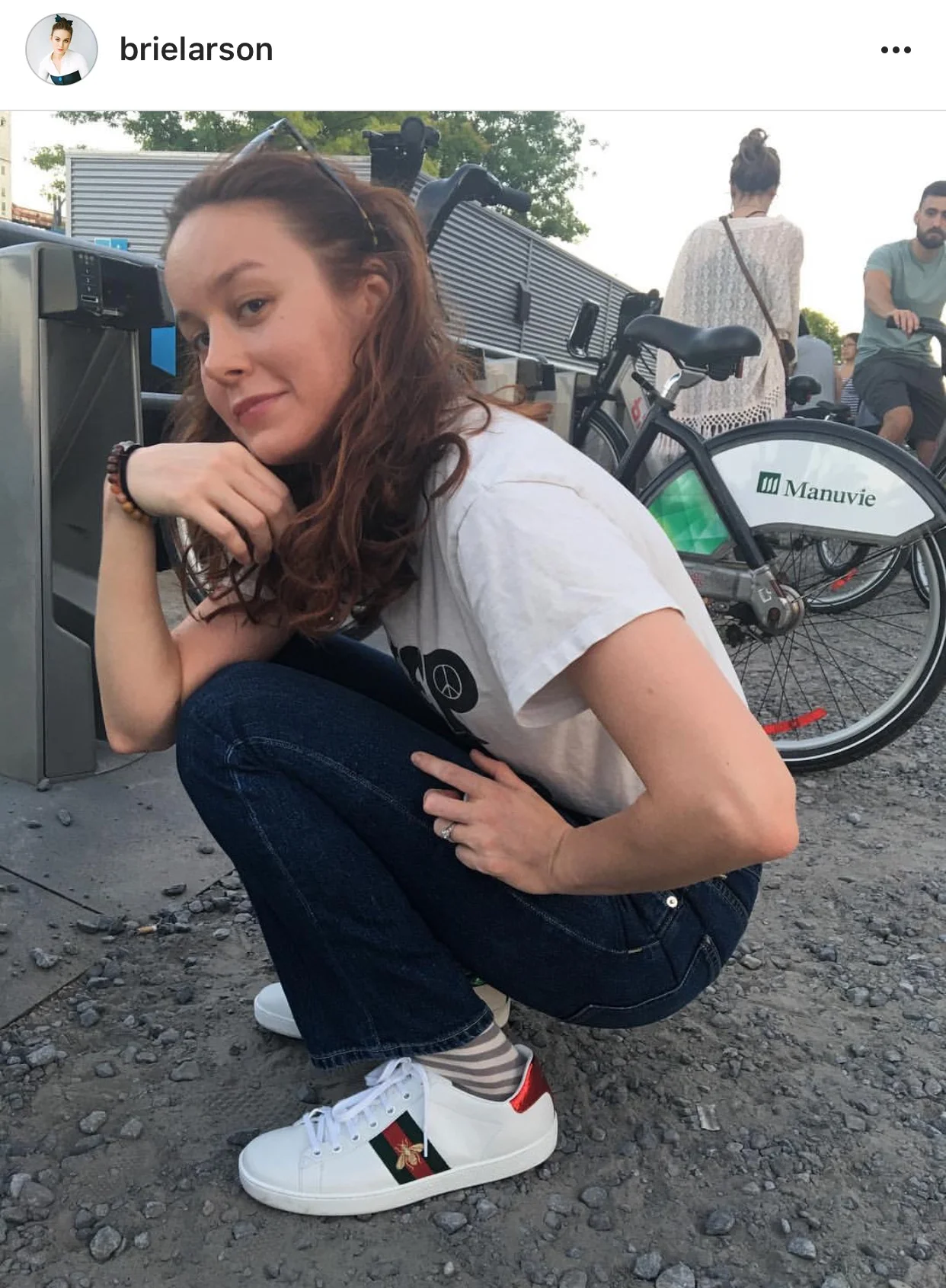 Brie Larson in the Jane Jean in Malibu