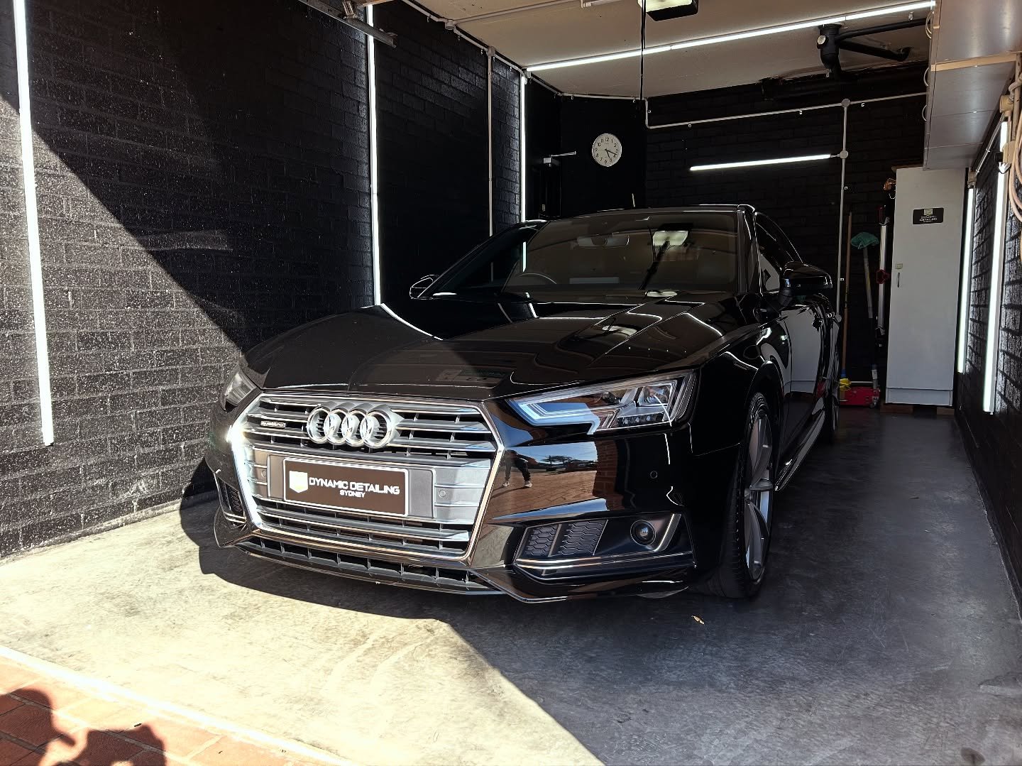 Audi A4- Ceramic Coating Package. 

This A4 was treated to our ceramic coating package. Removing swirl marks and scratches, increasing gloss and protecting the finish with our ceramic coating, this metallic black A4 is now looking fresh and ready to 