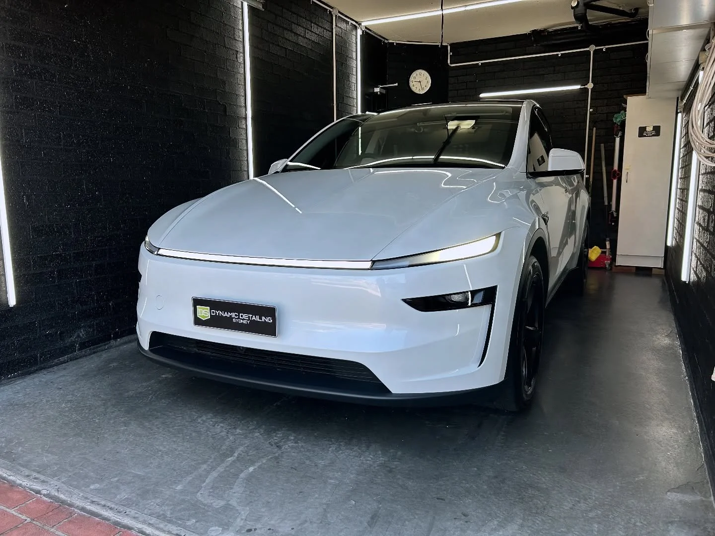 Tesla Model Y- Graphene Coating Package. 

We protected our clients previous Model Y a few years ago and he has happily returned with his new one! Opting for our complete exterior and interior protection package, he can once again drive his car knowi