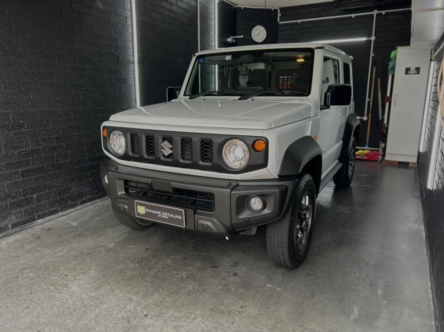 Suzuki Jimny- Graphene Coating Package. 

This brand new Jimny is now ready for its life outdoors. Protecting the paintwork with our 7 year Graphene coating, our client can now effortlessly maintain the paintwork of her new car and rest assured knowi