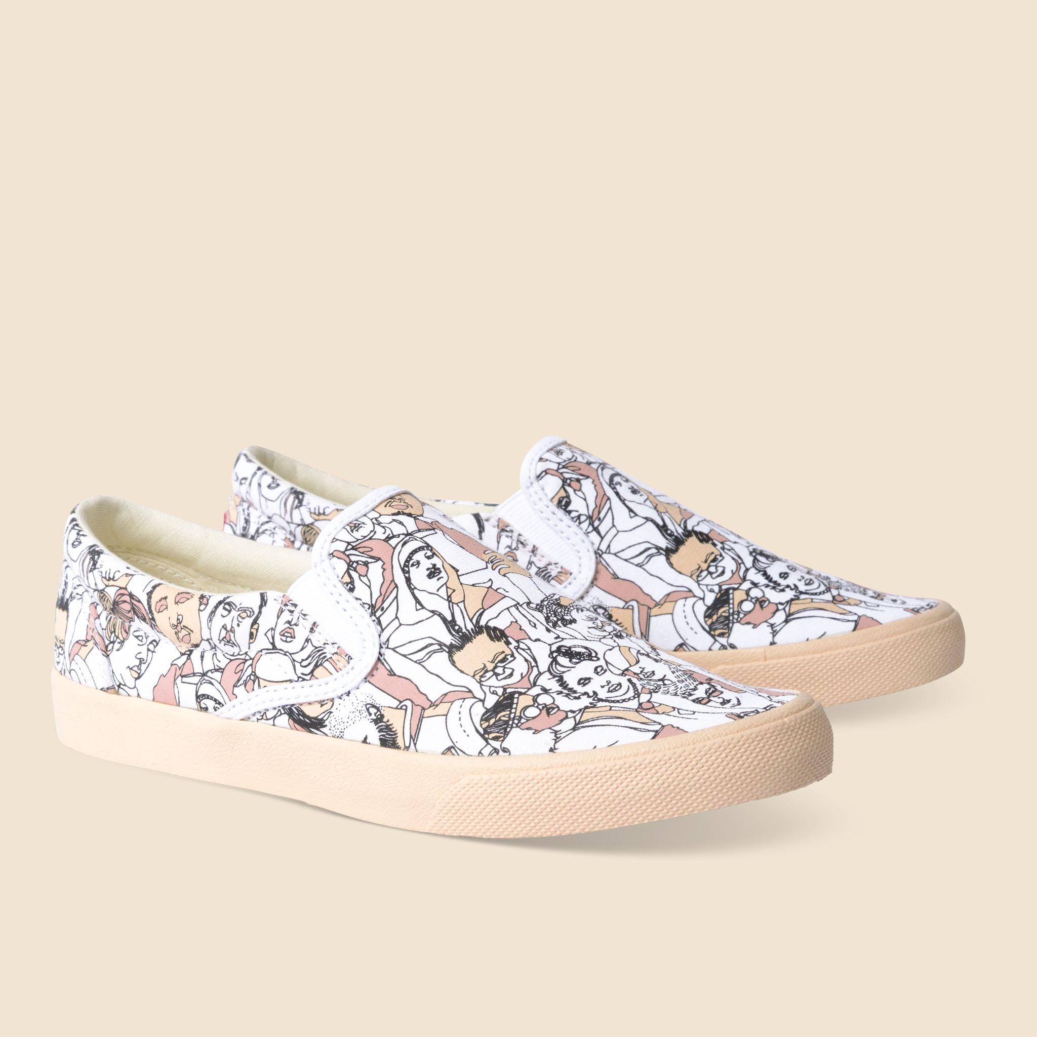 Bucketfeet Shoe Collaboration 2017 Spring Collection Neutral Peeps is my second shoe design for the brand Bucketfeet. I chose to use pastel colors to create a soft and airy feel. To purchase click HERE