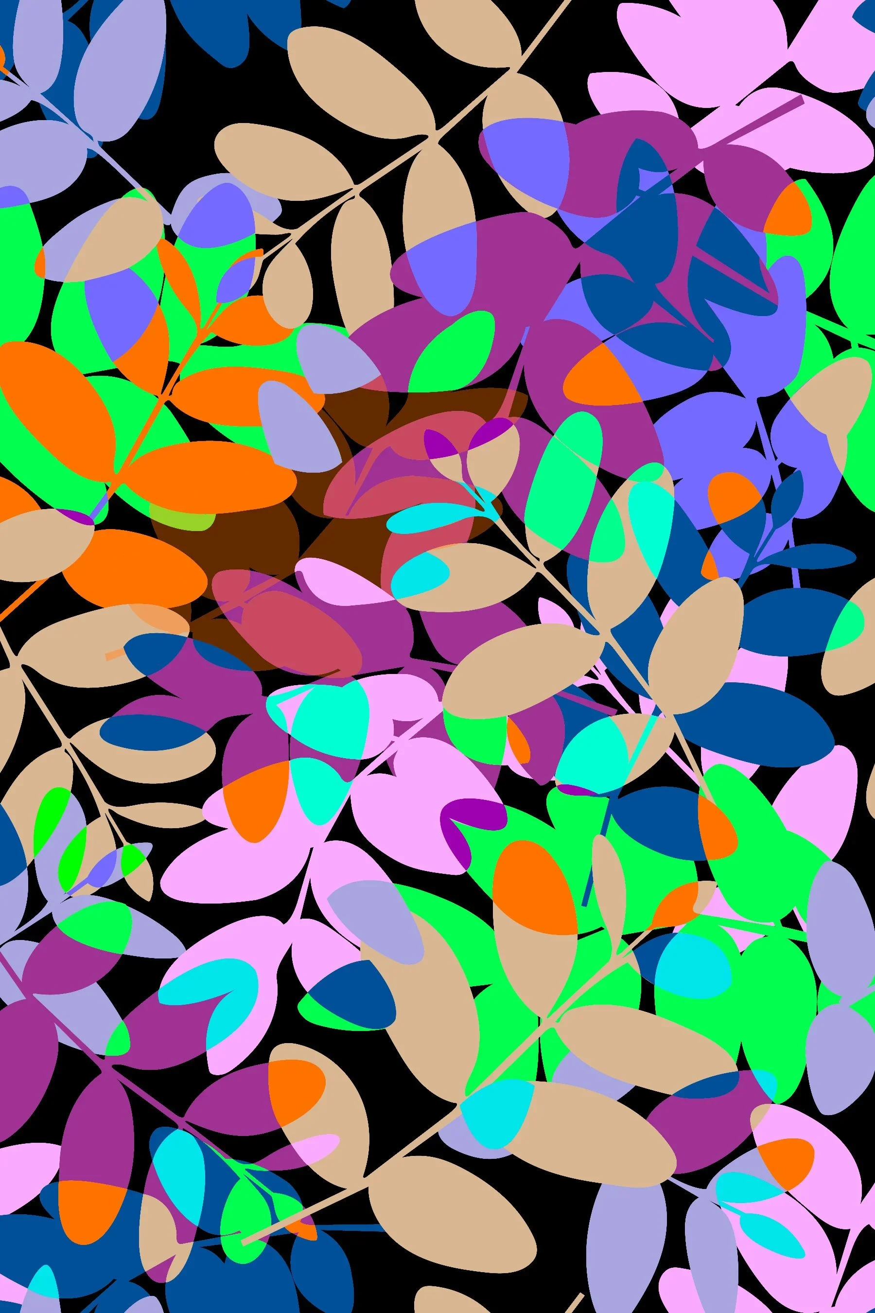 Abstract Leaf Mix
