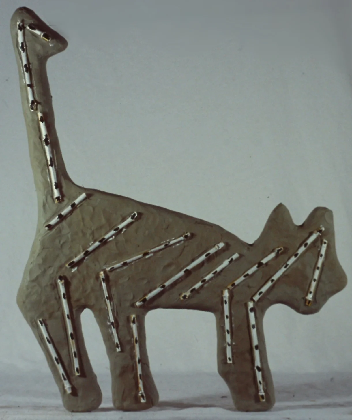 green dot bones - black dots