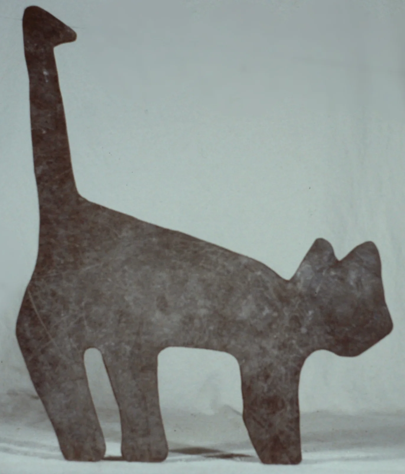 masonite + chalk dust