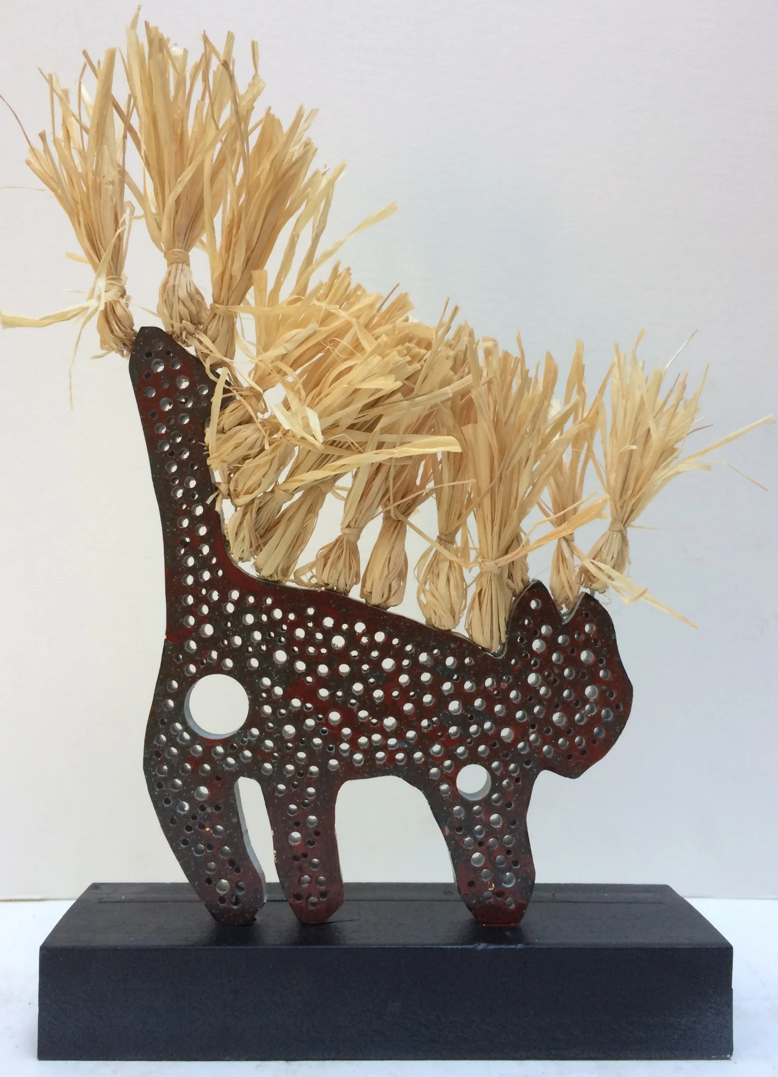 all holes, red undercoat