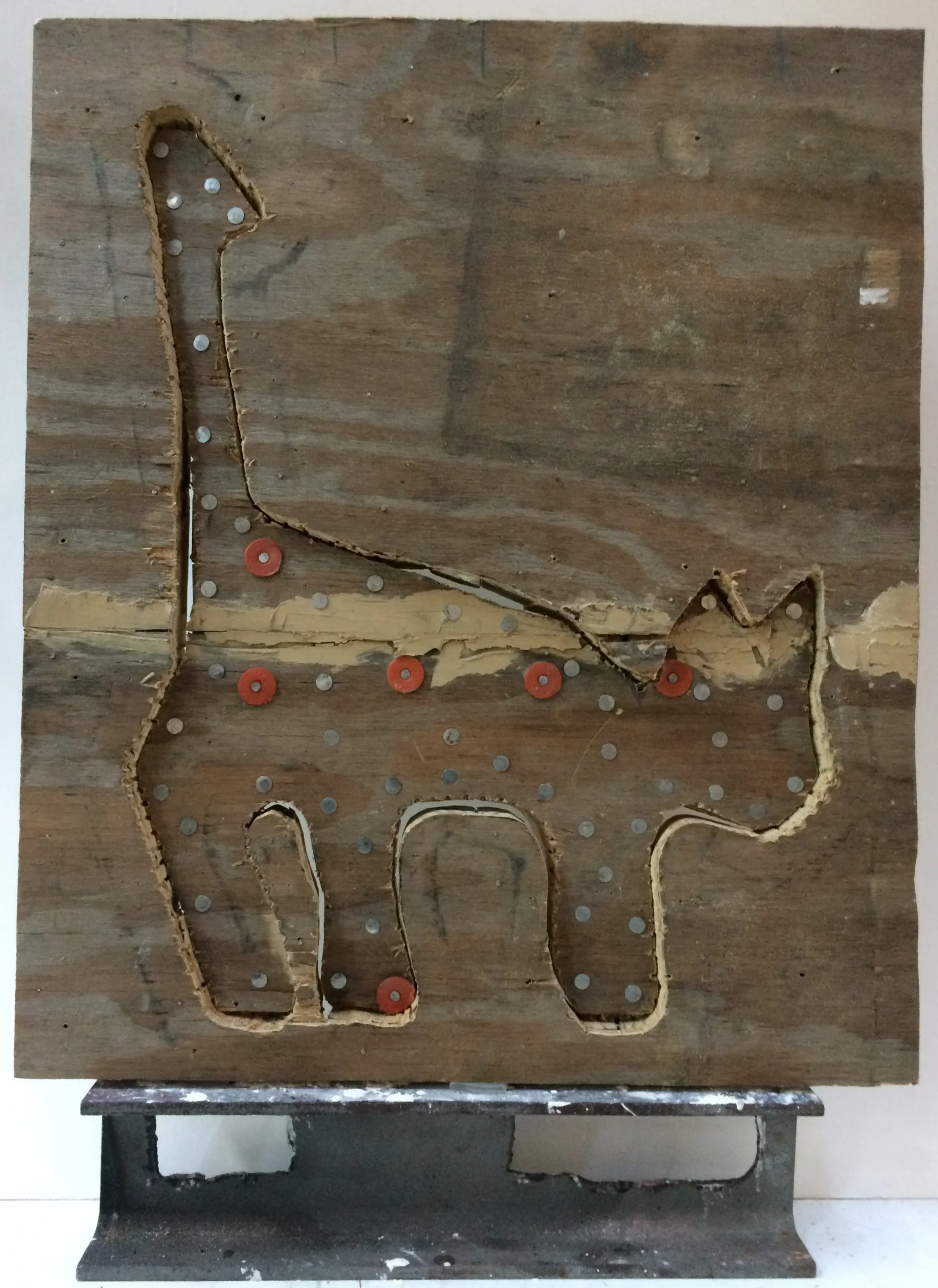 deck in with roofing nails