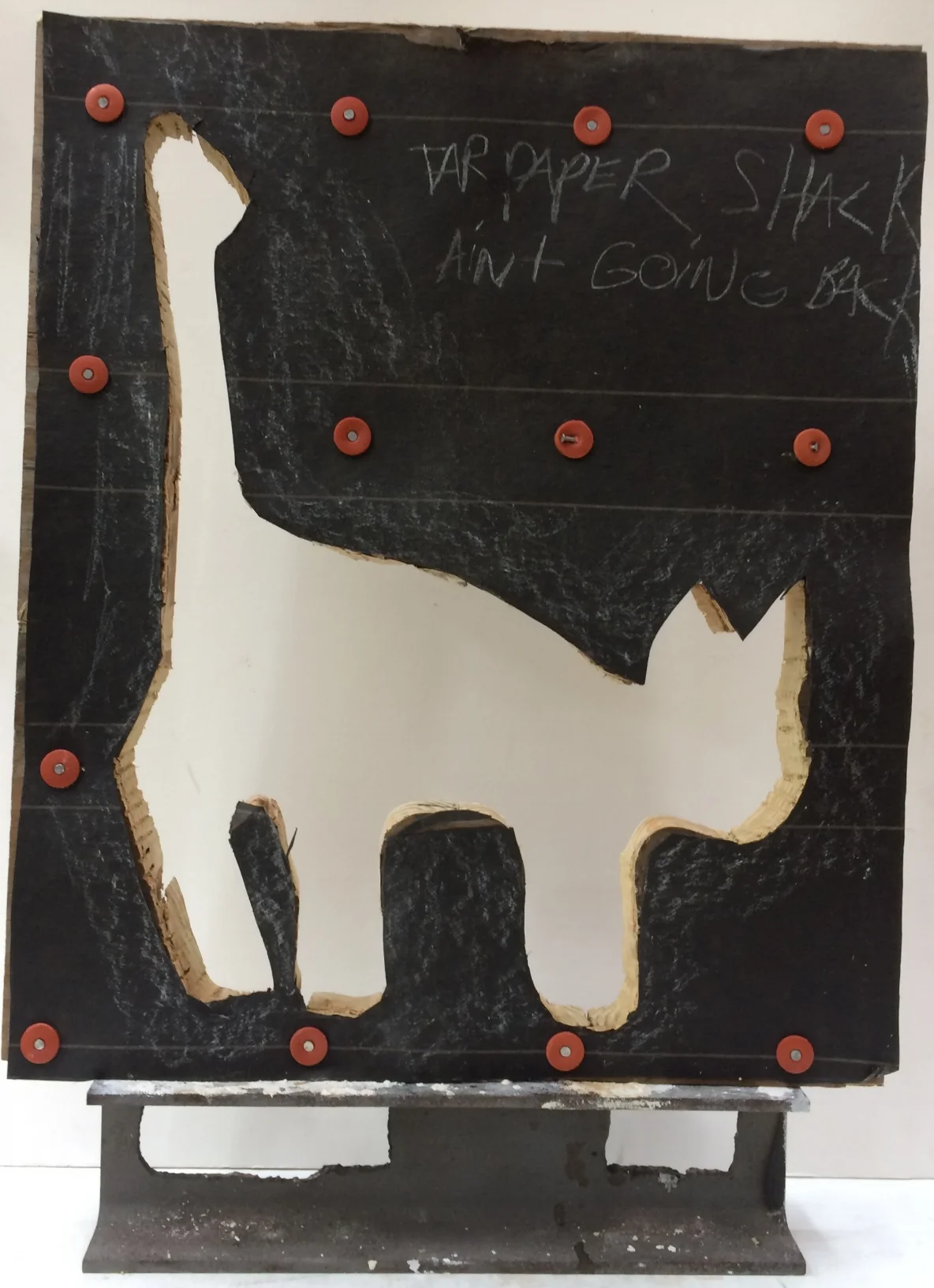 tar paper shack, ain't goin' back