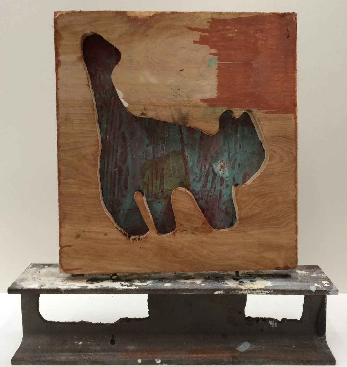 negative with copper sheet