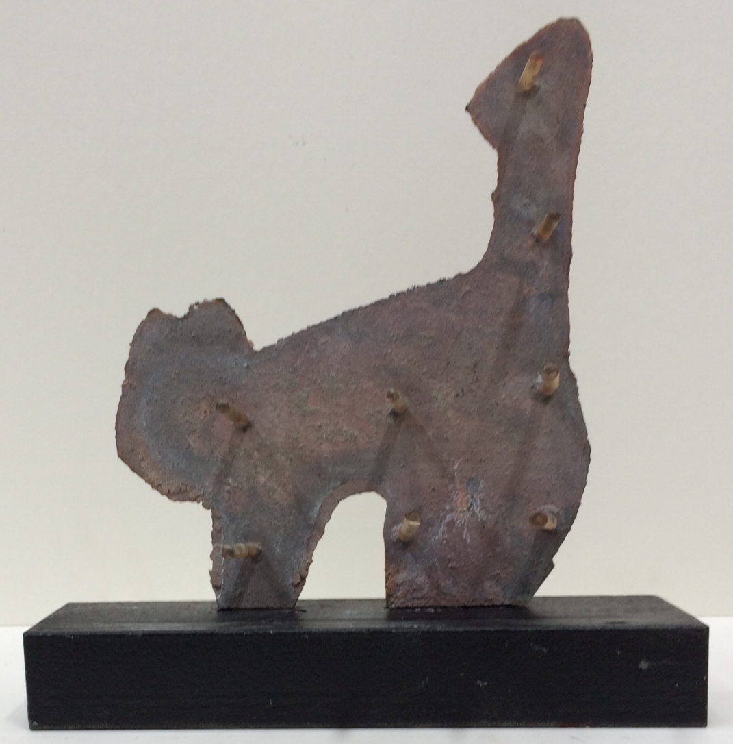 raw bronze unchased with vents