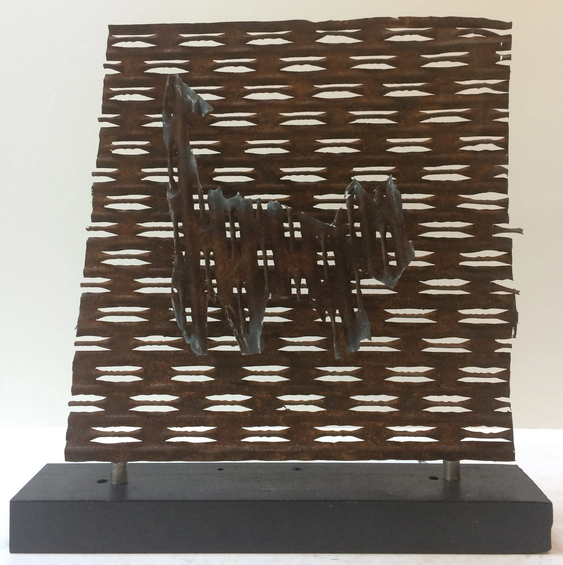 floating expanded metal pattern with channel