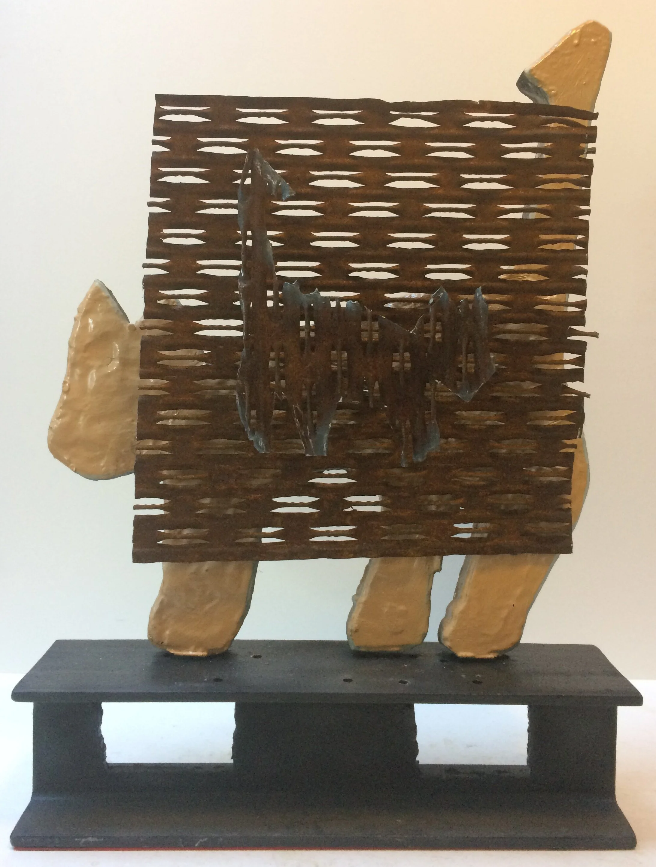 floating expanded metal small pattern with large pattern