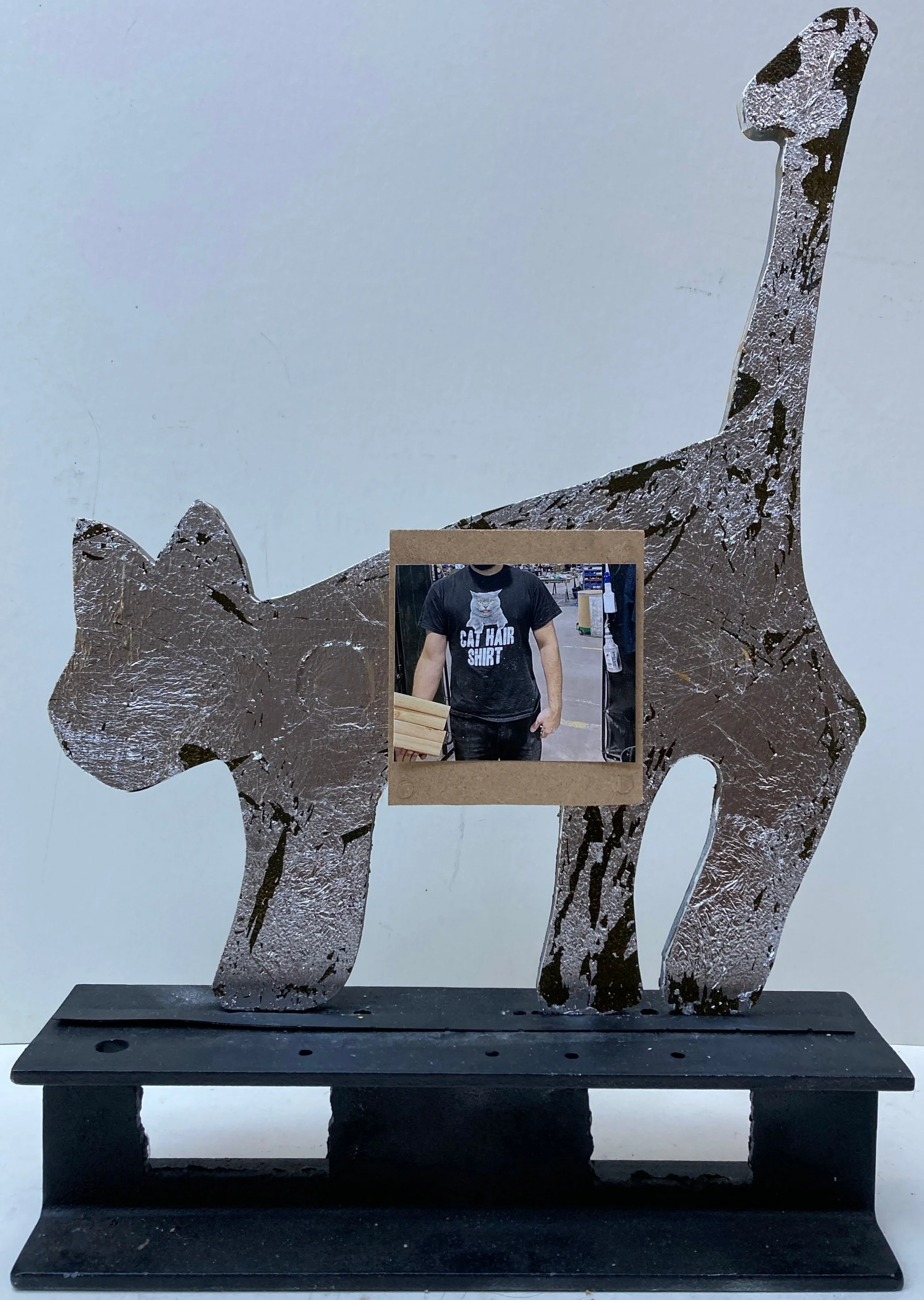 Mike always has wood in his hands