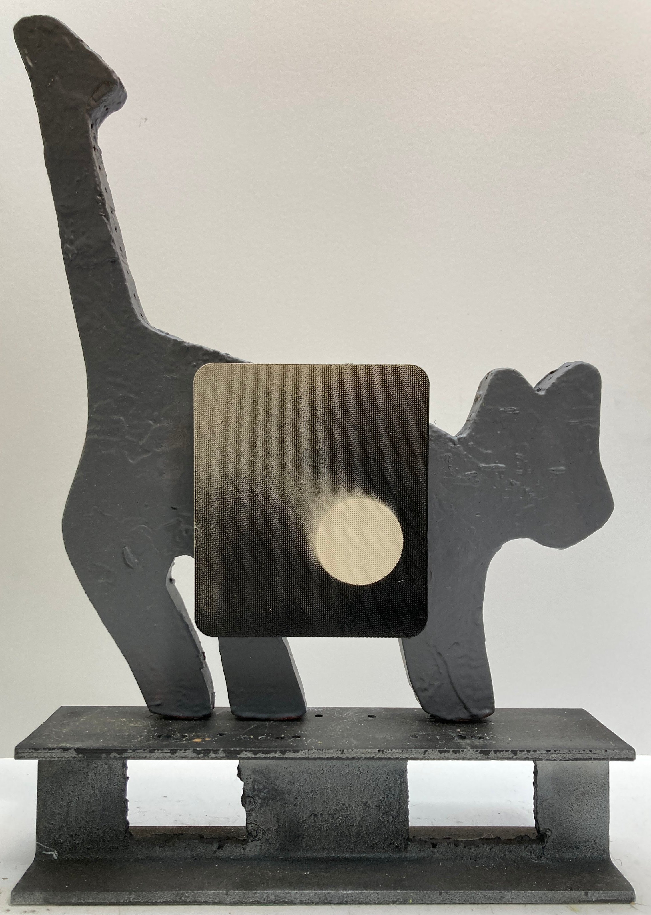 neg. bomb shadow no. 5 (vertical cylinder)