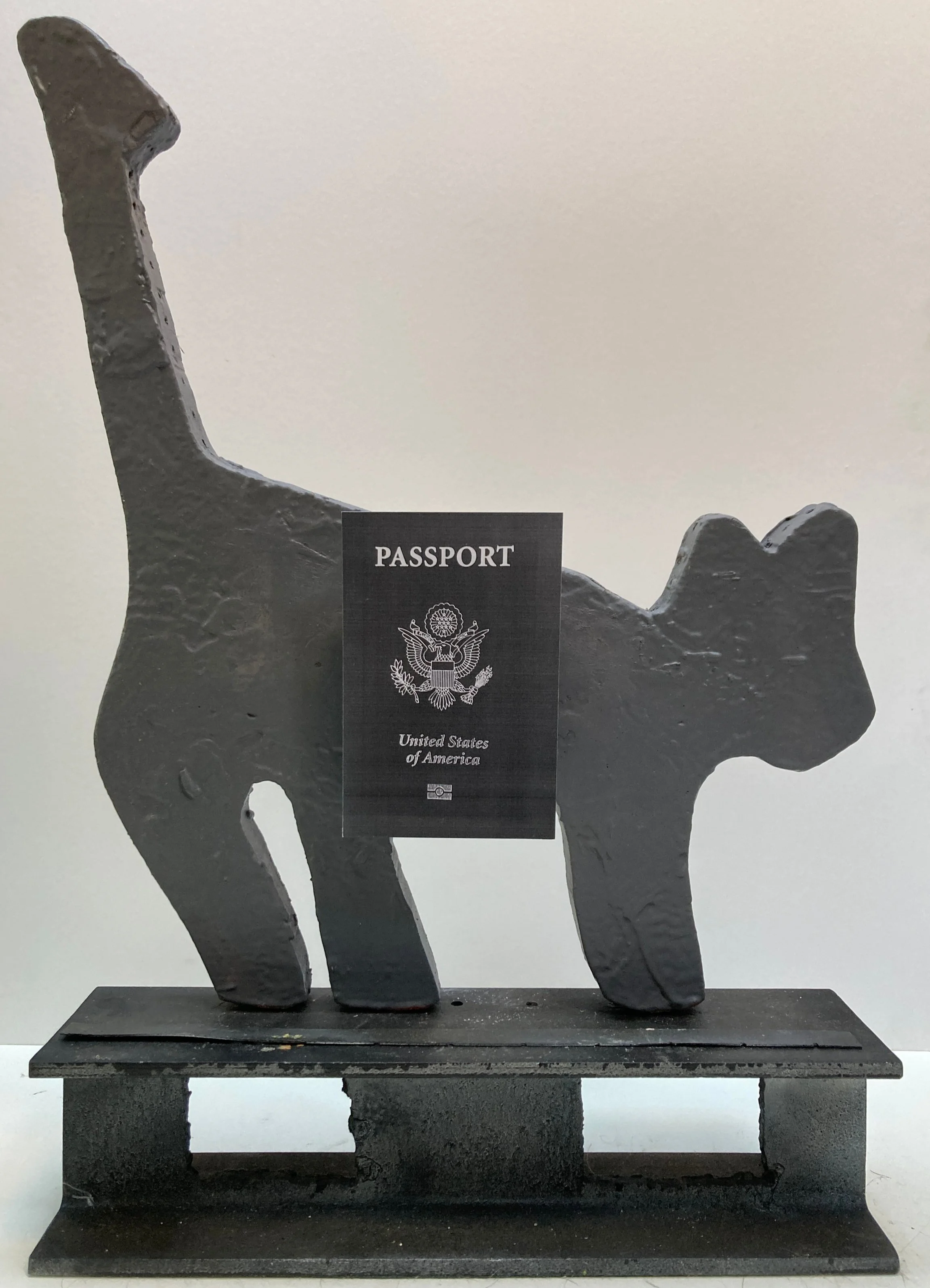 nostalgic booklet cover - U. S. A. passport book