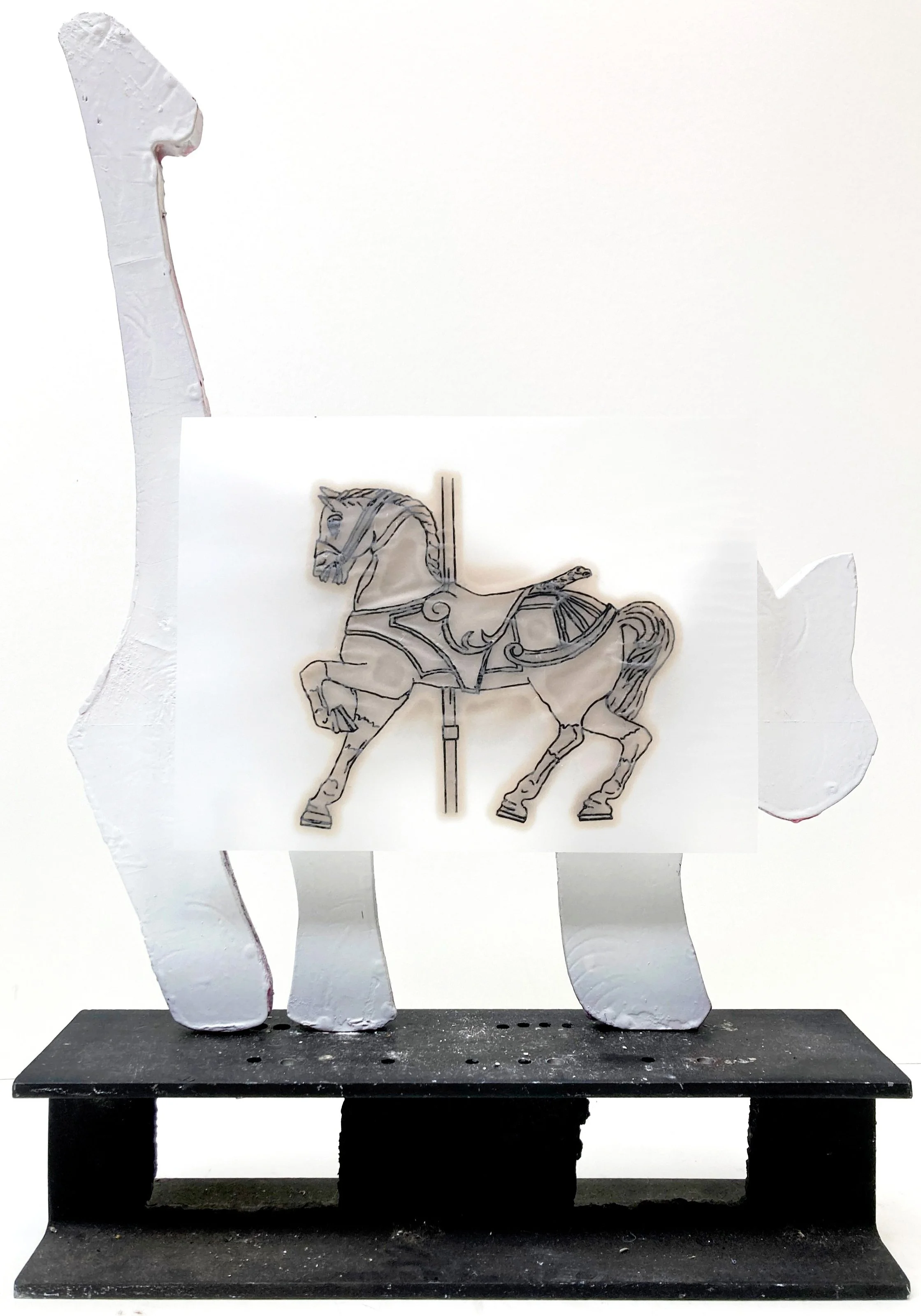 dappled white with flowers backside of romance