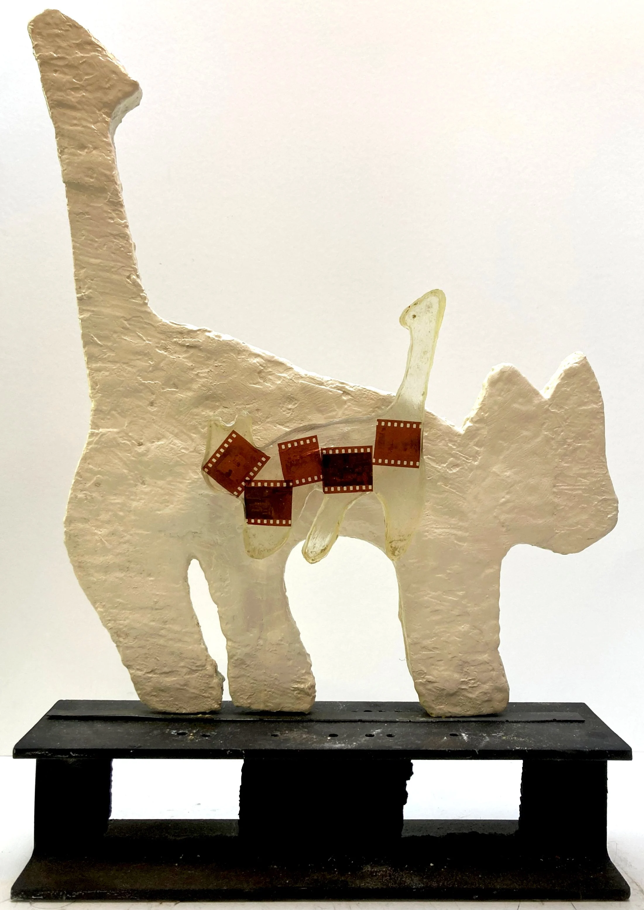 acrylic with camera film negatives