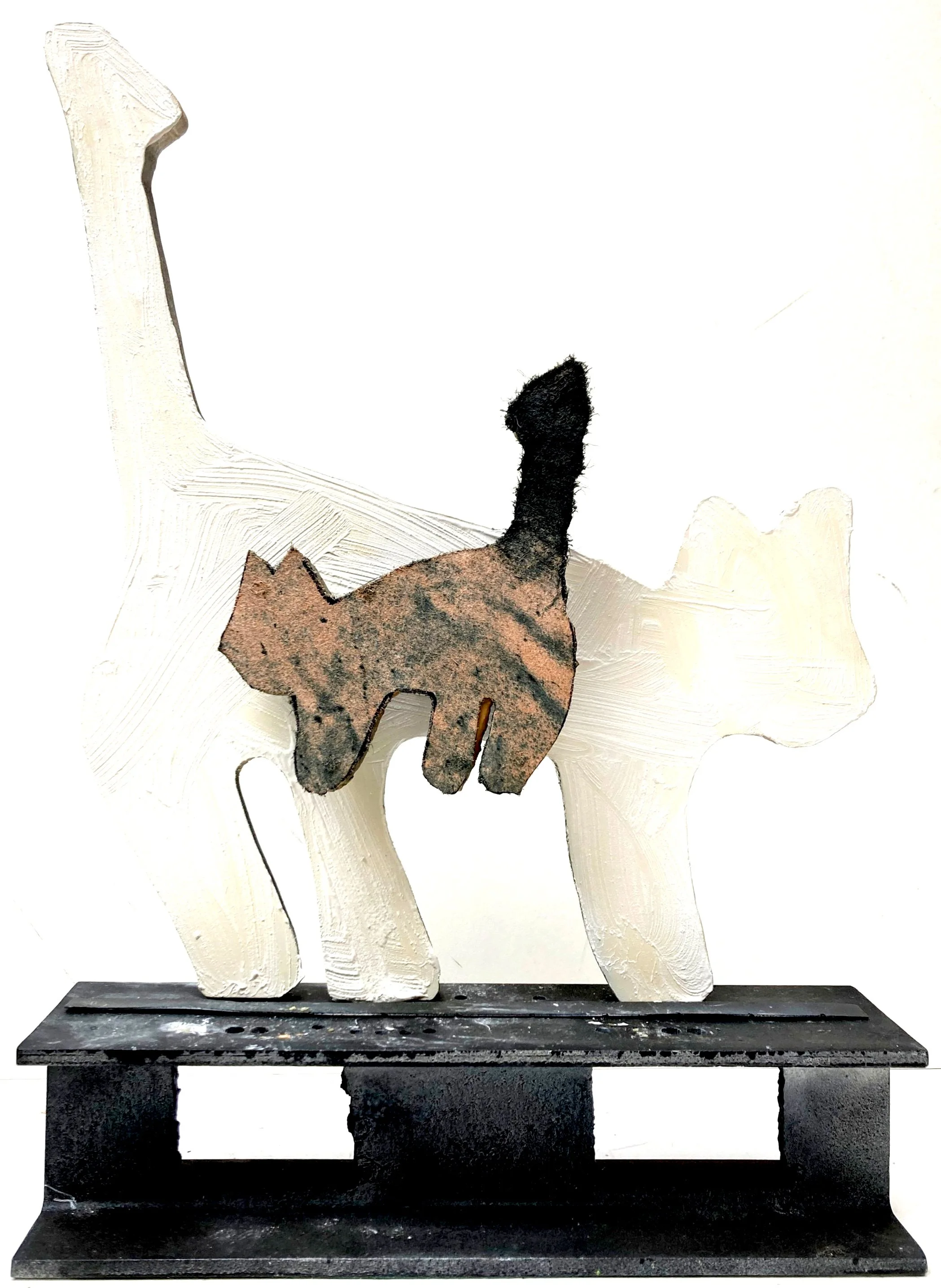 backside of black leather