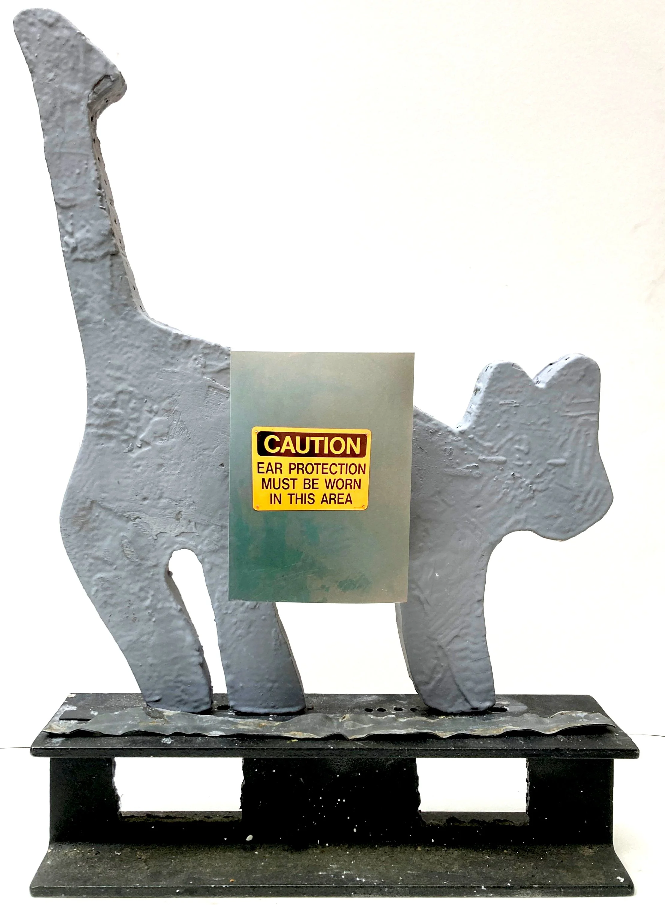 muffs, plugs, fingers; cotton balls; chewed paper (brown)