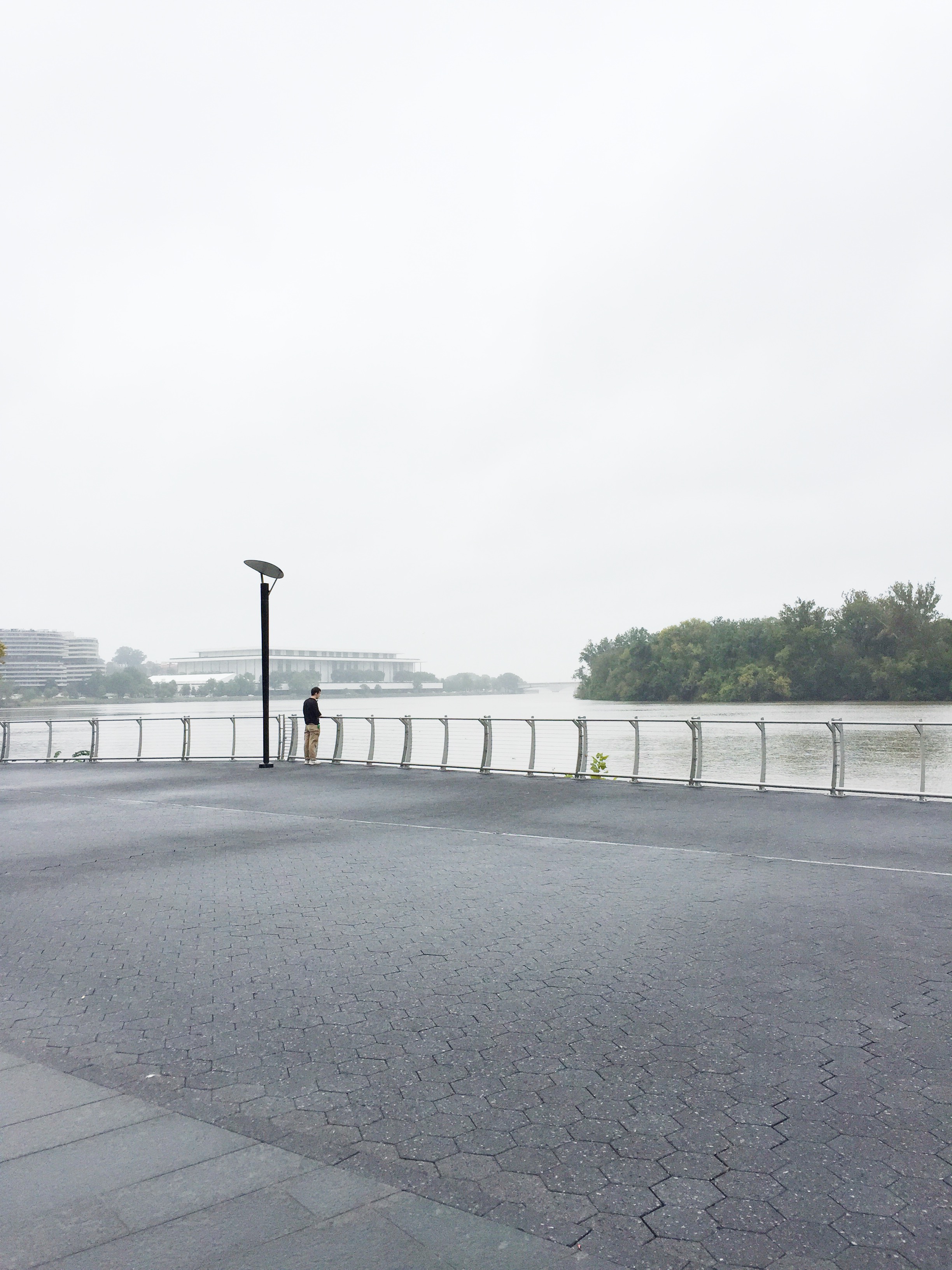 stranger at georgetown's waterfront