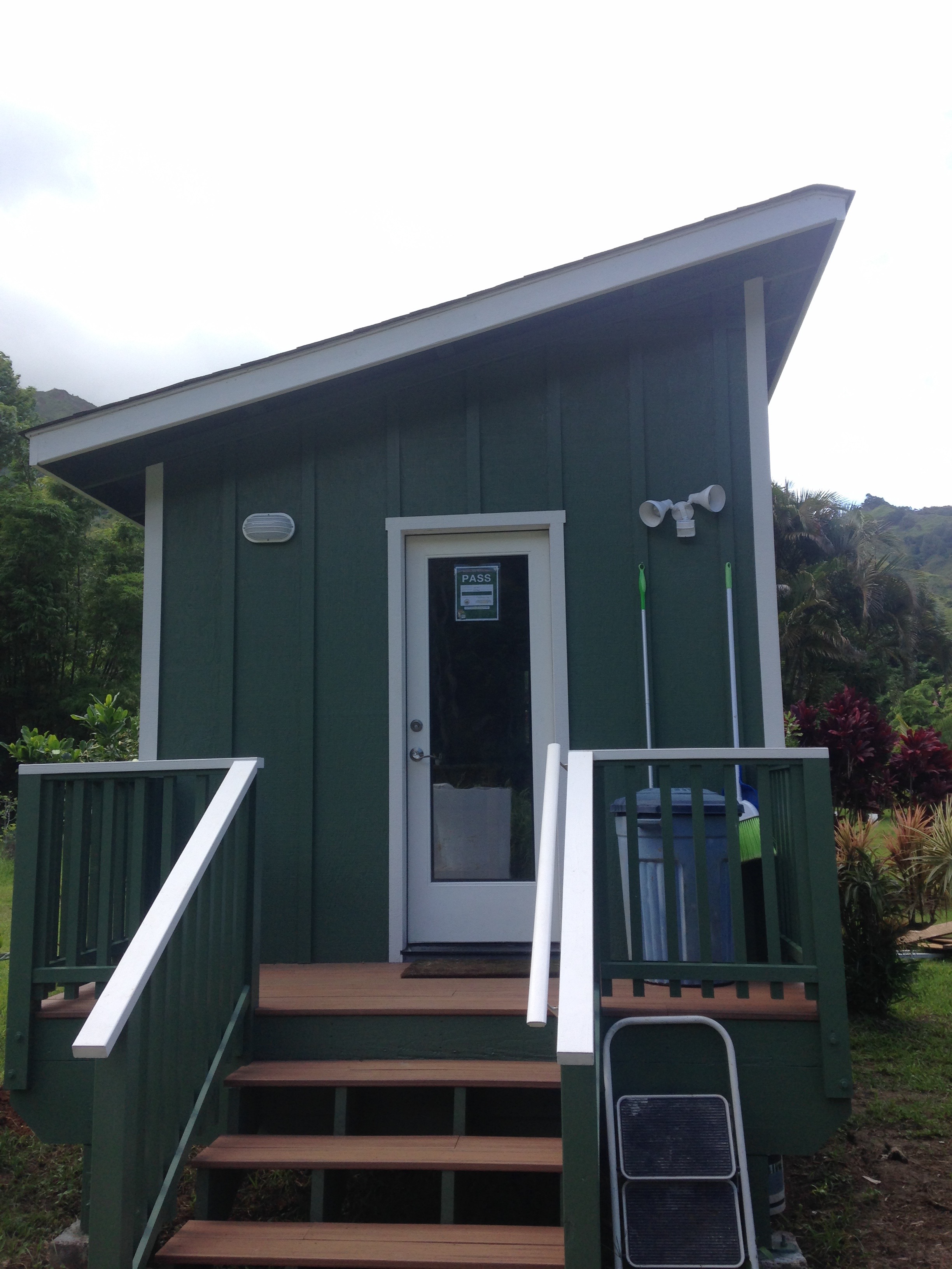 Our commercial kitchen on the cacao farm in Wainiha! 