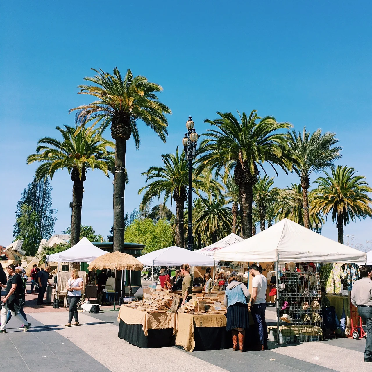 Street market. 