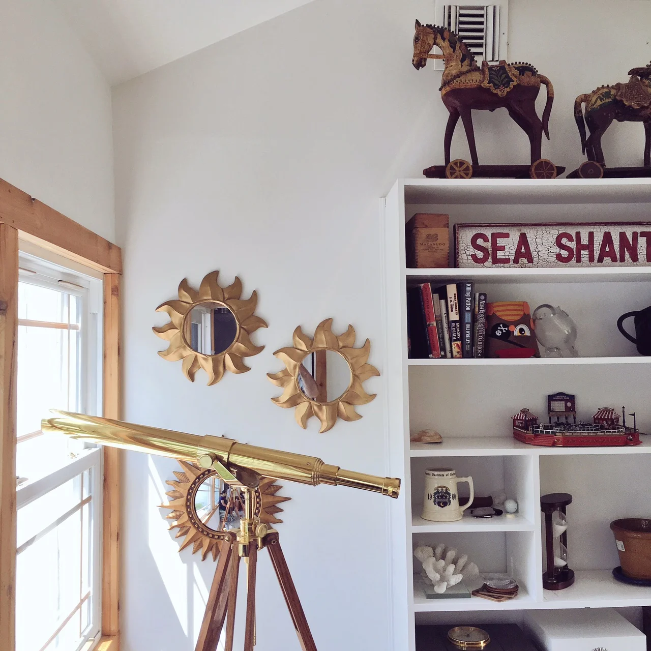 Our host had quite the collection of fun things.