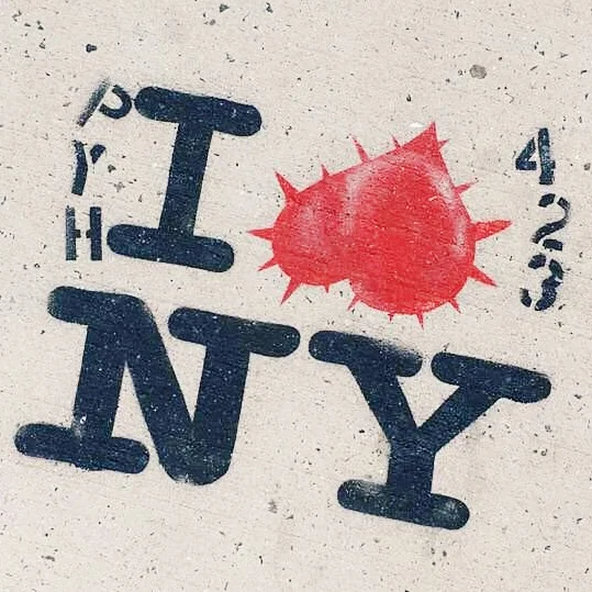 Yes, I love New York! I feel led to live here longer term than originally expected, but I still try to go day by day. It's hard some times, and then you post little reminders on the sidewalk. 
