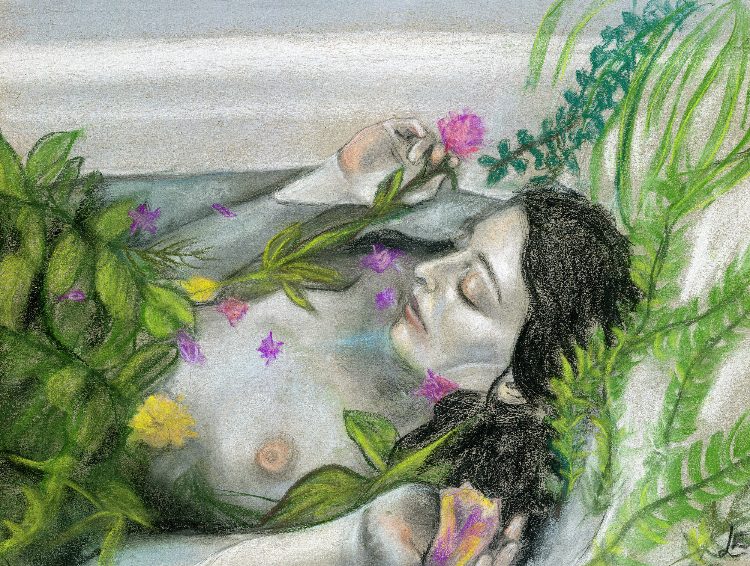 Daintree Dreaming in the Bath II (Inspired by Ophelia)