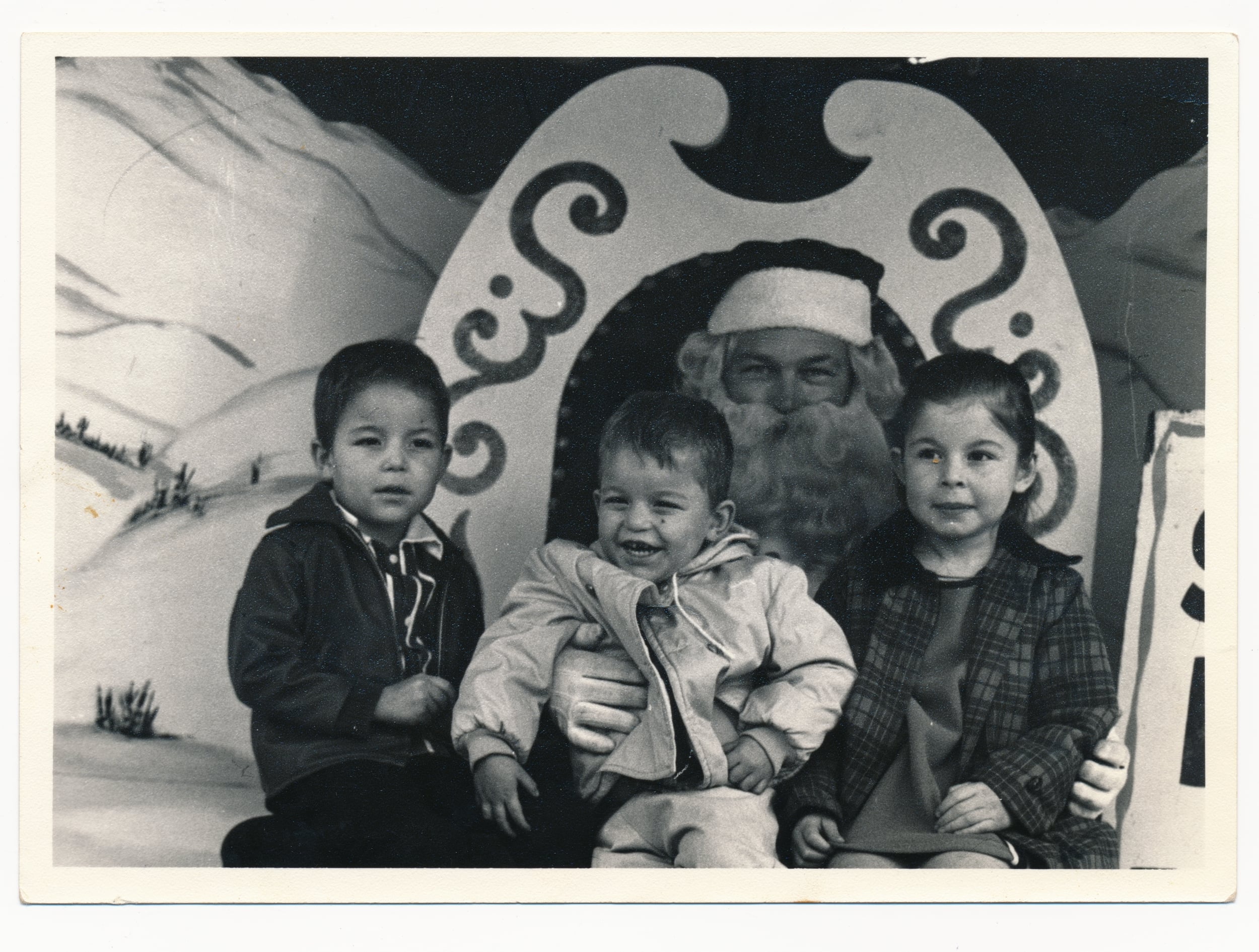 Hurtado Children with Santa