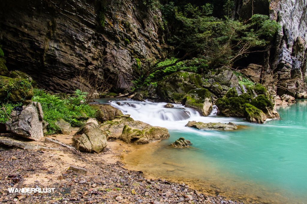 Tragically, my GoPro memory card got corrupted, so all that fabulous footage of the waterfall and cave river is forever lost. Thanks to Oxalis and Courtney of Wanderrlust for letting me borrow their beautiful photos!