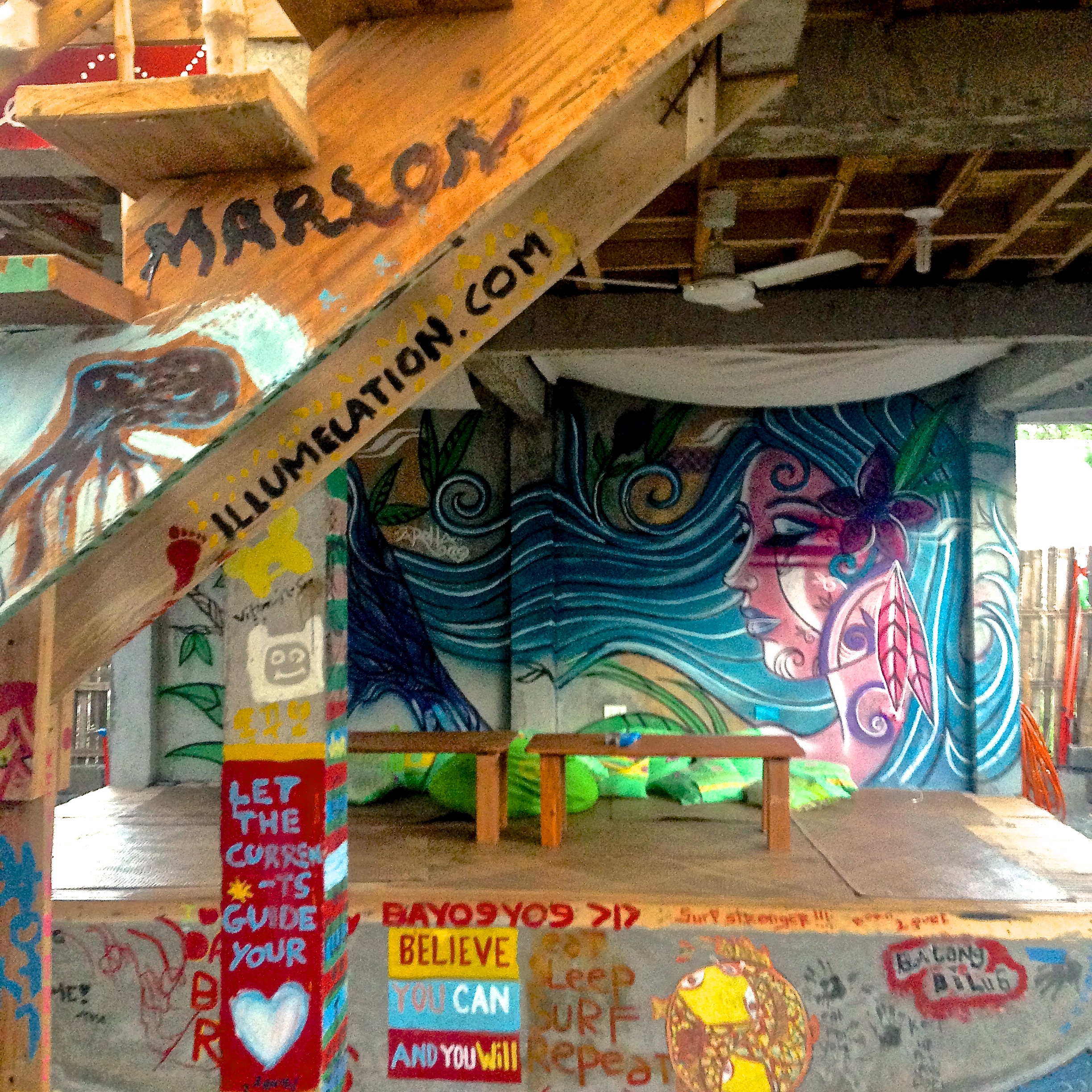 Circle Hostel - cheap, cheerful. Best to avoid if you can't stand Instagram quotes or drunk teens.