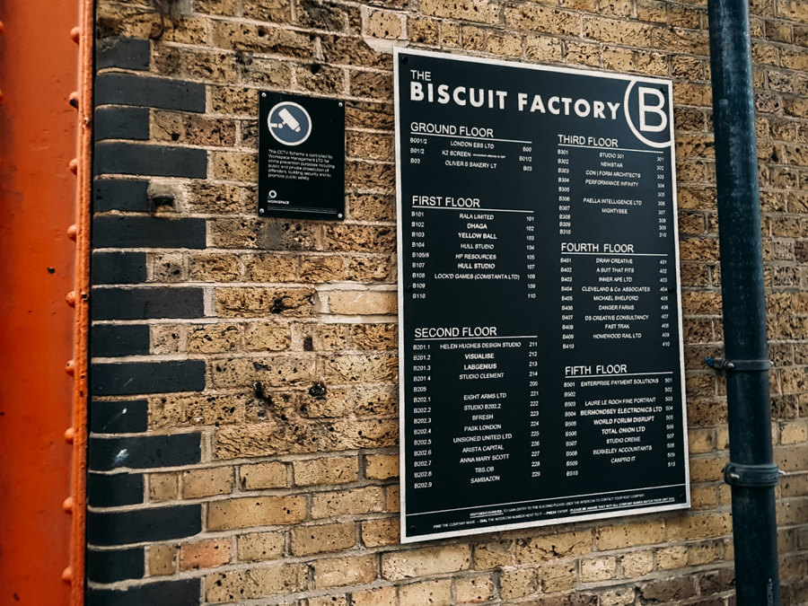 伦敦贝尔蒙德西的饼干工厂