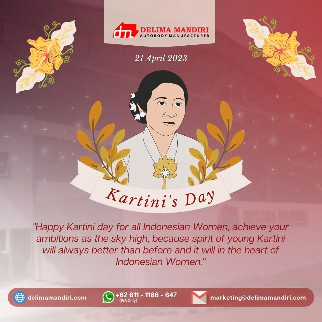 Happy Kartini day for all Indonesian Women, achieve your ambitions as the sky high, because spirit of young Kartini will always better than before and it will in the heart of Indonesian Women.

#kartini #kartiniday #harikartini #harikartini2023 #deli