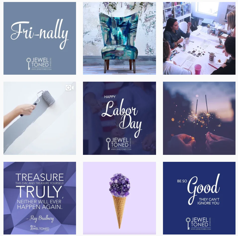 Content Marketing for Jewel Toned Interiors